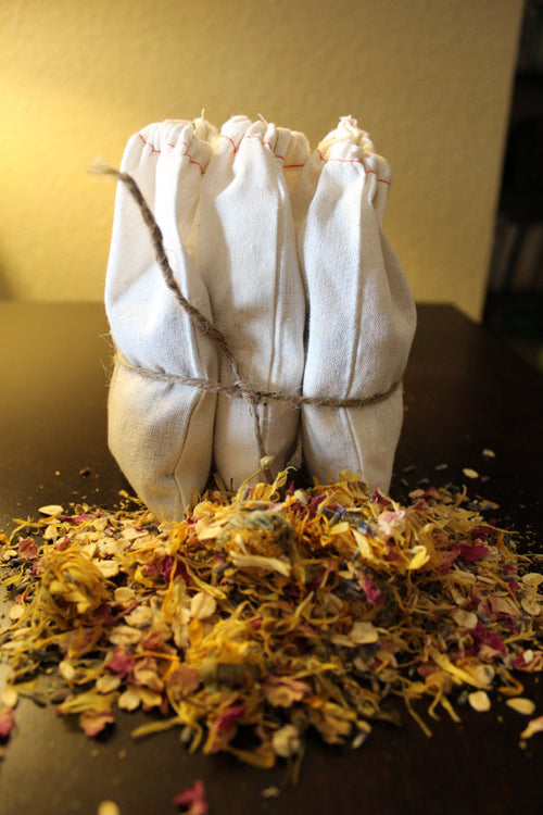Infusión botánica para baño de inmersión. Orgánica,en sobre de lienzo. Apto bebés / Perfect Baby Organic Bath Tea/ Sachet.