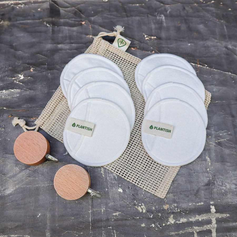Set de discos faciales 100% algodón / 100% Cotton Facial Rounds Set