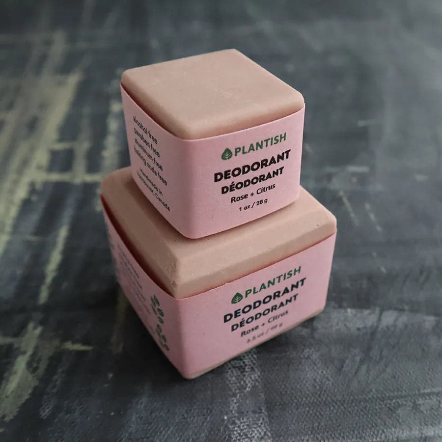 Desodorante en Barra Residuo Cero - Rosa y Cítricos / Zero Waste Deodorant Bar - Rose & Citrus