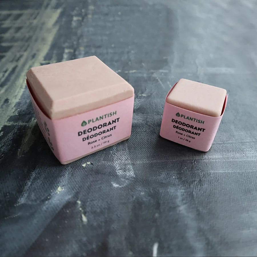 Desodorante en Barra Residuo Cero - Rosa y Cítricos / Zero Waste Deodorant Bar - Rose & Citrus
